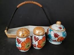 Kitchen | Vintage 8s Jar Set Flour Coffee W Lids Sugar Instant Coffee Without Lids | Poshmark