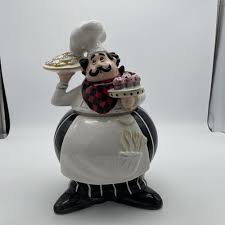 Vintage - Cookie Jar italian Pastry Chef By American Atelier ...