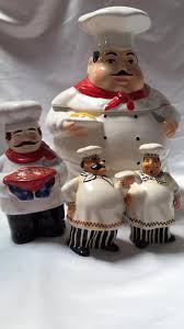 Sold at Auction: Chef Cookie Jar, S&P Set