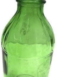 Vintage OC Green Glass Bottle, used (C4) | eBay
