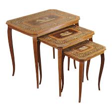 Late 20th Century Vintage Inlaid Satinwood Italian Neo-Grec ...