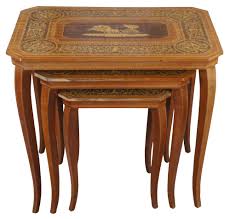 3 Vintage Inlaid Satinwood Italian Neo-Grec Neoclassical ...