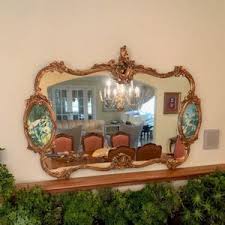 Antique French Mirror, Decorative Bronze Wall Decor, Optional Candlestick Holder - Etsy