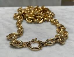 Beautiful Vintage Circa 1980 Grooved Italian chain link | eBay
