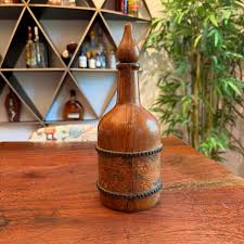 Vintage 1960's Italian Signed Glass & Weathered Embossed ...