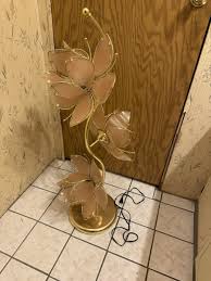 Vintage MCM Hollywood Regency Anthony Lotus Pink Flower ...