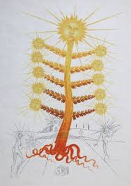 Salvador Dali 1968 Sunflowers Soleil Original Hand Signed ...