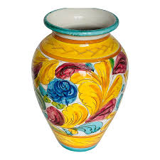 Large Vintage Sgradito Made in Italy Rooster Bird Vase | Chairish