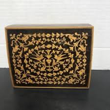 Inlaid Wood Jewelry Box | eBay