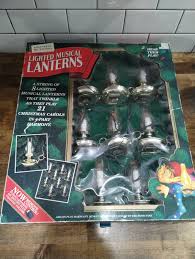Vintage MR CHRISTMAS Lighted Musical Lanterns 21 Songs ...