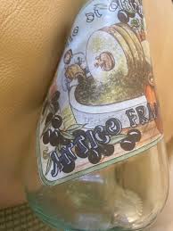 Italy Olive Oil Decanter Floral Cork Top - Etsy