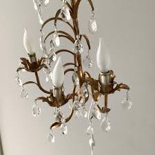 Vintage Italian Tole Gold Wall Sconce Light Dripping With ...