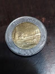 Italian REPVBBLICA ITALIANA L.500 coin Italy 1986 | eBay