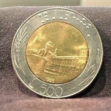 Italy, 500 Lire, 1988, Rome, EF, Bi-Metallic, AU | eBay
