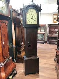 c015c Antique Working Early American Wood Works S.Hadley Tall Grandfather Clock | eBay
