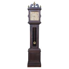 Antique 1890s Mahogany Ithaca Clock Co Tall Case Grandfather Clock Working at 1stDibs | ithaca grandfather clock value, ithaca grandfather clocks, ithaca clocks