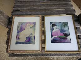 Vintage A D'arrigo Art Deco Prints (2) Titled Remembering ...