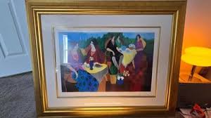 ITZCHAK TARKAY "Morning Social" Signed Color Seriolithograph ...