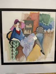 Rare Itzchak Tarkay “Emmaline Waits” HC 17/50 Signed | eBay