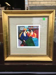 Sold at Auction: Itzchak Tarkay, Itzchak Tarkay, Three Women Around Coffee Table, c. 1997