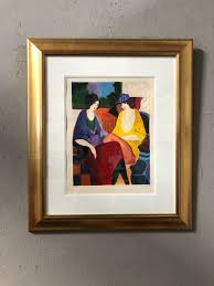 Nicole And Chloe” by Itzchale Tarkay – Design Consignment Gallery