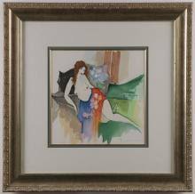 Sold at Auction: Itzchak Tarkay, AN ORIGINAL TARKAY SIGNED ...