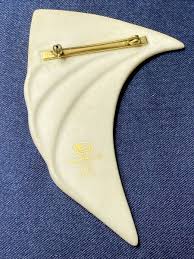 Signed 1814 Hutschenreuther Germany Art Porcelain Brooch | eBay