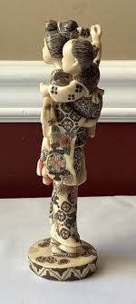 VTG Japanese/ Chinese Woman & Child Carved Resin Figurine, 8 1/2” T, Marked - Etsy Australia