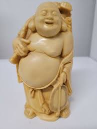 7” Fine Decorative Vintage Tibetan Oriental Fat Buddha ...
