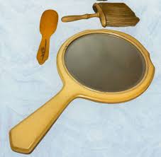 Antique Bakelite Celluloid Art Deco Vanity Dresser Set Mirrors Containers 14 Pc | eBay