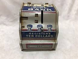 Vintage J Chein & Co Tin Litho DIME Cash Register BANK Holds ...