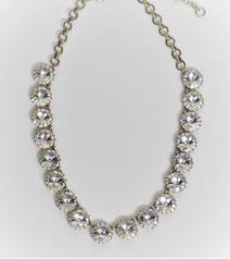 J. Crew Gold Plated Rivoli Faceted Prong Set Clear Crystal ...