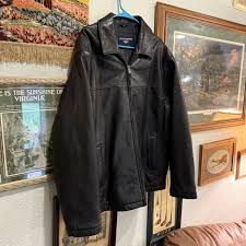 Vintage 90s Dockers Lamb Leather Designer Mens Lined Jacket ...