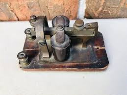 VINTAGE TELEGRAPH BRASS SOUNDER MORSE CODE | eBay