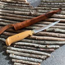 Vintage, 1950's-1960's, Rapala, J Marttiini Fish Fillet Knife With Laplander Leather Sheath - Etsy