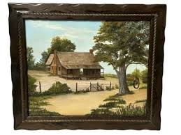 Original Oil Painting By Doris Parrott Old Shotgun House Tree ...