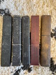 Vintage Antique Straight Razor Empty boxes assorted lot of 5 ...