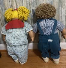 VINTAGE 80'S DAVIDCRAFT INC CABBAGE PATCH DESIGN DOLL SET BOY & GIRL | eBay