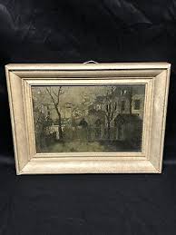 Unique Modernism original oil, painting, Maurice Utrillo | eBay