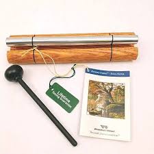 WOODSTOCK ZENERGY SOLO ZEN CHIME LARGE 7" SILVER RELAX CALM MEDITATION WOOD | eBay