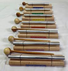 Chakra 7 Energy Bar Chime Set - Tools for Wellness