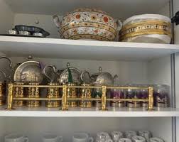 Unlacquered Brass Gallery Rail | Solid Brass Shelf Bar Guard ...