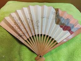 Vintage Set of 4 Folding Fans Black Silver Rabbit Kyoto ...