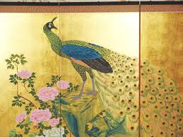 Tominaga Jyuho - Japanese Traditional Hand Paint Byobu ...
