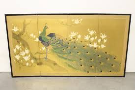 Sold at Auction: Japanese 4-panel room divider