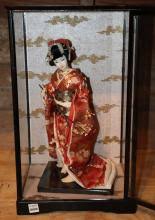 Sold at Auction: Vintage Cased Japanese Cloth Dolls