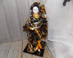 Japanese Geisha Doll Figurine (29cm) - Etsy