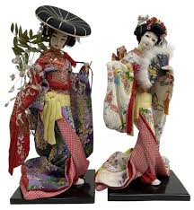 Sold at Auction: Japanese Geisha Dolls