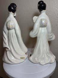 Pair of Josef Original Asian Porcelain Geisha Girls "Cho Cho ...
