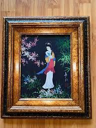 Antique Signed Japanese Geisha Painting | eBay